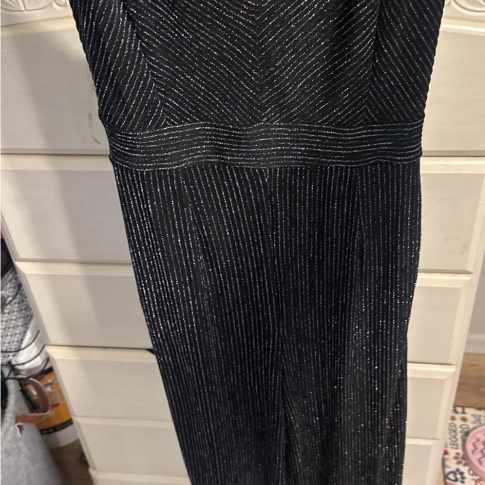 Elegant Black and Silver Women's jumper